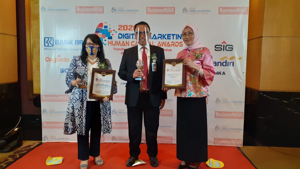 Bank BRI Raih Dua Penghargaan Digital Marketing & Human Capital Award 2020