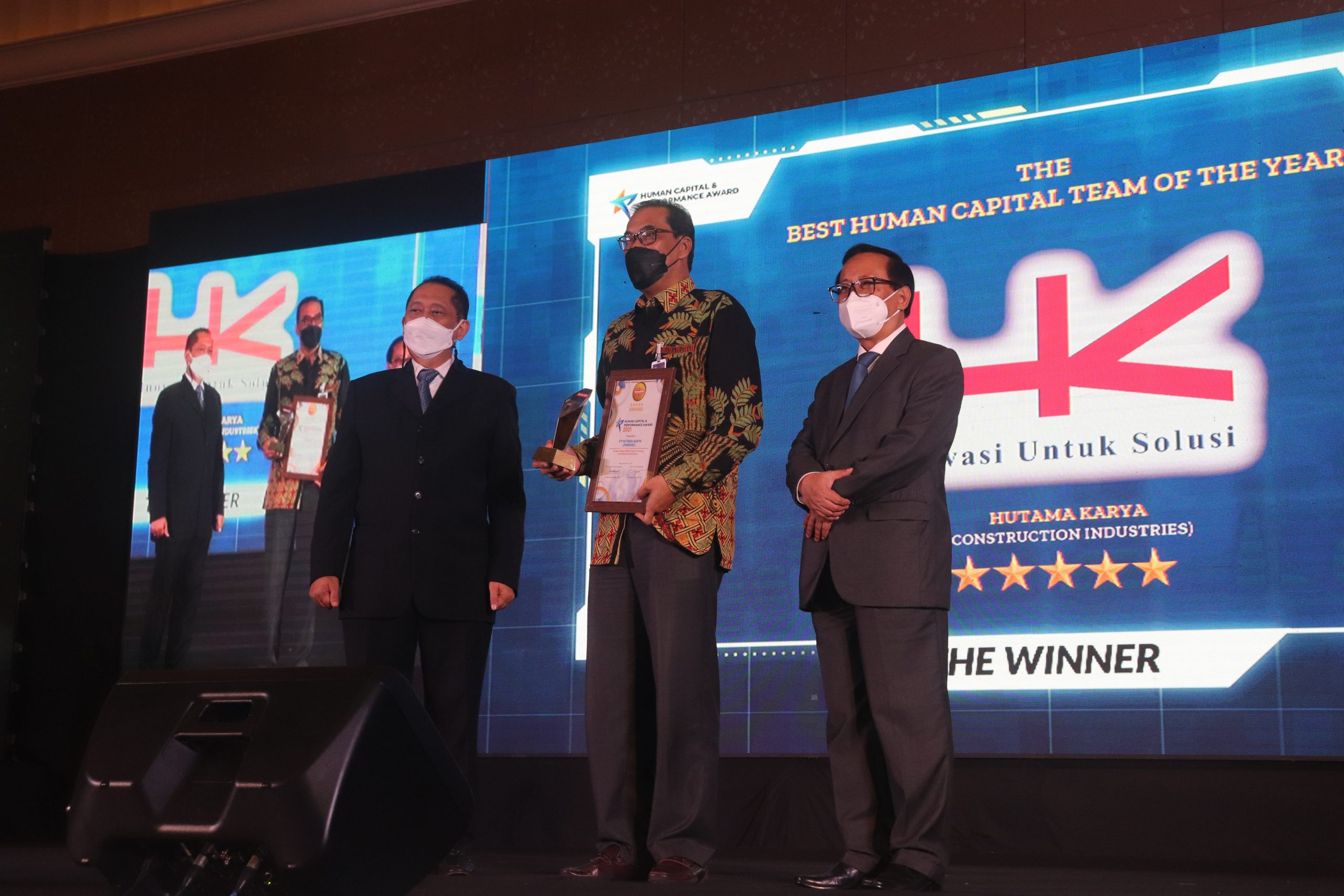 Ajang Human Capital Award 2021, Hutama Karya Raih 2 Penghargaan