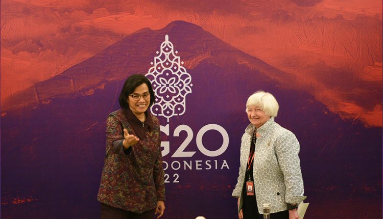 Menkeu Sri Mulyani dan Menkeu Yellen Sepakat Membahas Isu Lingkungan, Pangan, dan Energi untuk Mencapai Pemulihan Ekonomi Dunia (Dok : Kemenkeu)