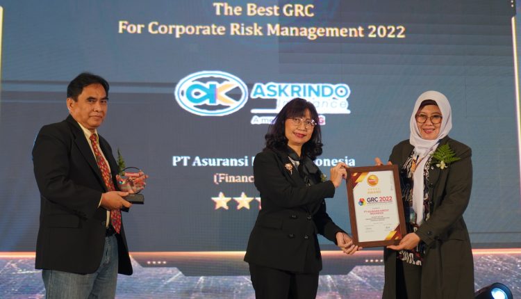 Konsisten Terapkan GRC dengan Digital, Askrindo Raih Dua Penghargaan GRC and Performance Excellence Award 2022