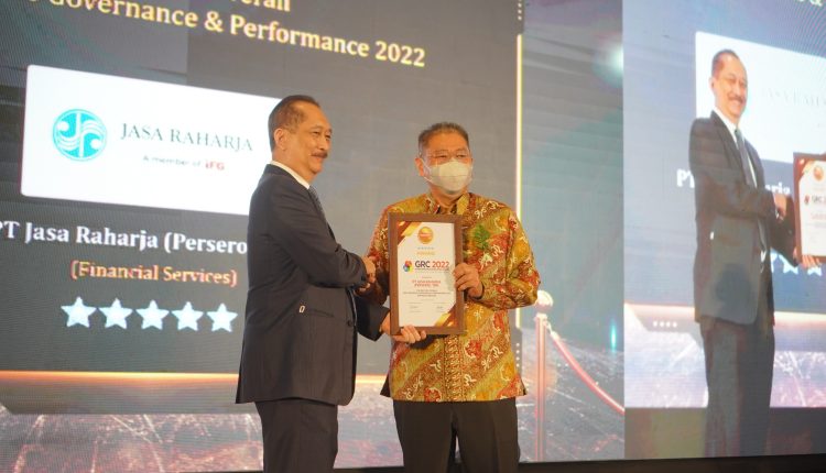 Jasa Raharja Raih 3 Penghargaan di Ajang GRC Award 2022
