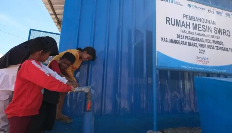 IDSurvey Salurkan Fasilitas Pengadaan Air Bersih dan Listrik untuk Warga Papagarang NTT (Dok: ANTARA/HO-Sucofindo)