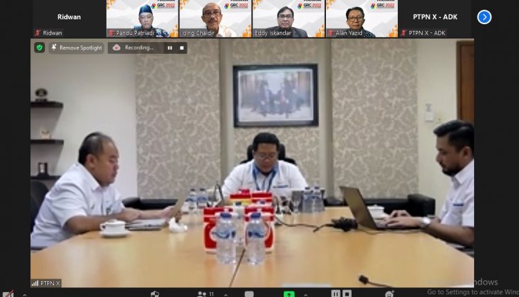 Terapkan GRC dengan Baik, Skor GCG PTPN X Terus Meningkat Setiap Tahun