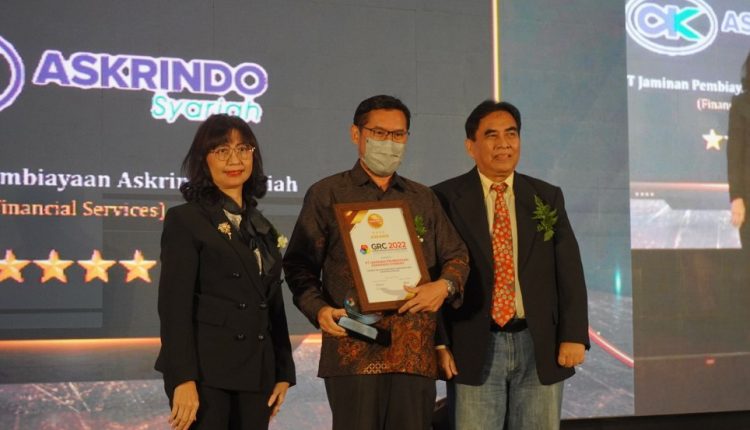 Askrindo Syariah Raih 2 Penghargaan Bergengsi Ajang GRC Award 2022
