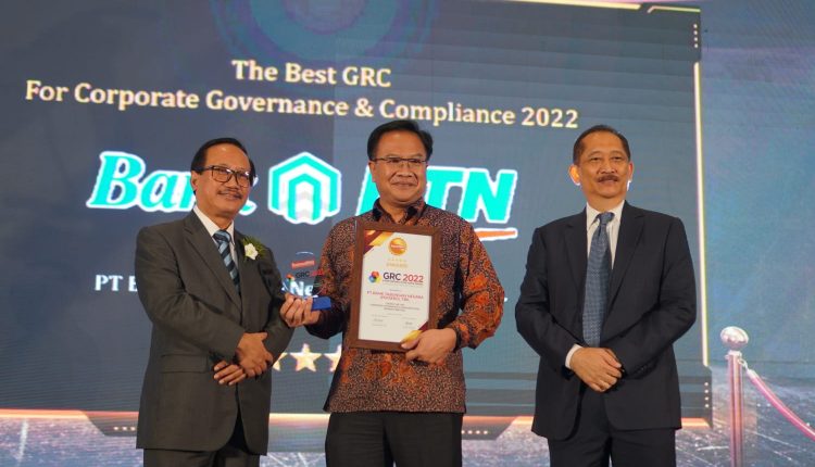 BTN saat menerima GRC & Performance Excellence Award 2022.
