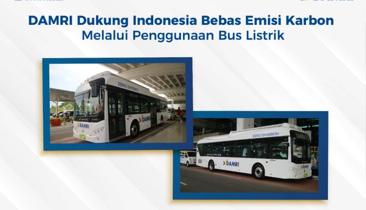 Bus Listrik DAMRI. (Dok. DAMRI)