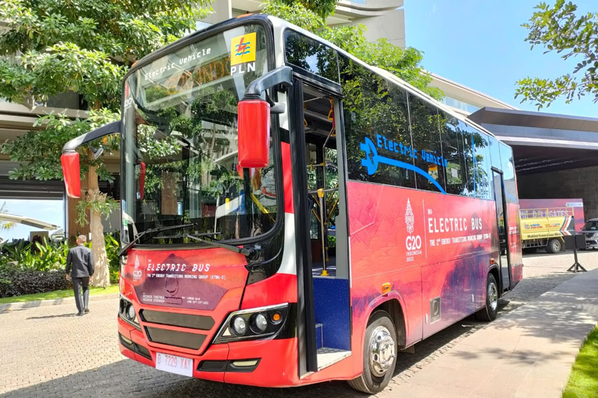 PT INKA Dukung Kementerian ESDM dengan Bus Listrik di ETWG II (Dok : BUMN)