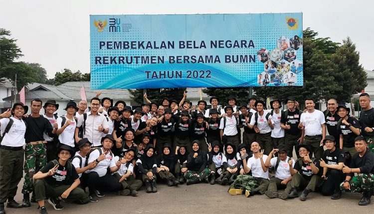 Dukung Rekrutmen Bersama BUMN, Pegawai Baru Abipraya Ikut Program Bela Negara (Dok : BUMN)