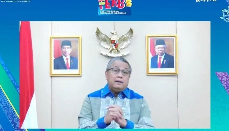 Gubernur Bank Indonesia Perry Warjiyo saat membuka acara Festival Rupiah Berdaulat Indonesia (FERBI) 2022. (Dok. Youtube Bank Indonesia)