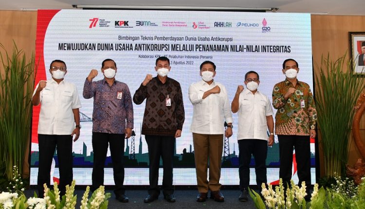 Pelindo& KPK Sinergi Tingkatkan Integritas Nilai Antikorupsi (Dok : BUMN)