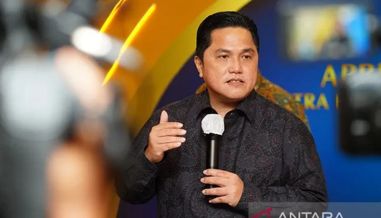 Arsip foto - Menteri BUMN Erick Thohir, Jumat (13/5/2022). ANTARA/HO-BUMN/pri.
