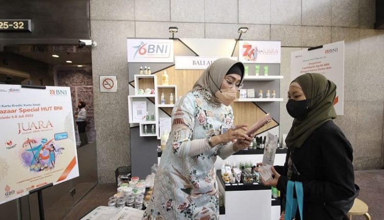 BNI Dorong Pelaku UMKM Naik Kelas (Dok : Bisnis.com)