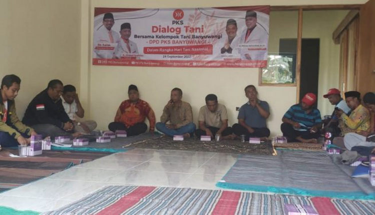 PKS Jatim Adakan DIalog Tani Bersama Kelompok Tani Banyuwangi