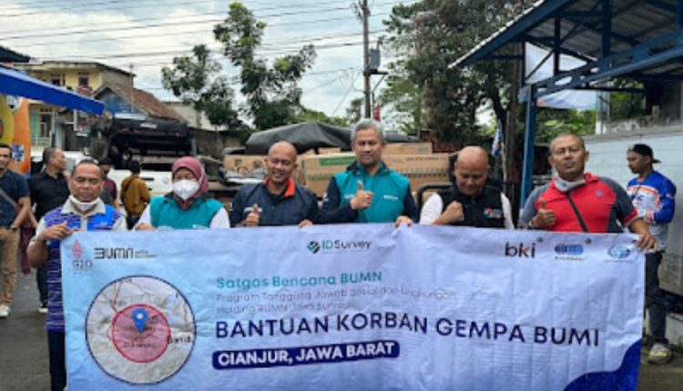 IDSURVEY Salurkan Bantuan Logistik Korban Gempa Cianjur