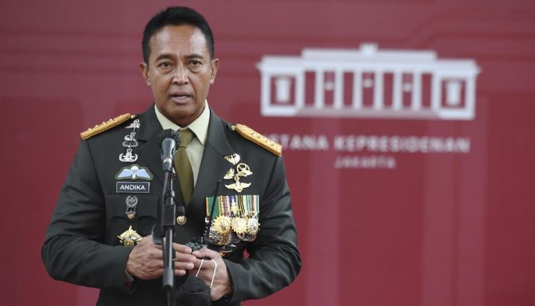 Panglima TNI Jenderal Andika Perkasa. (dok. ANTARA/ Hafidz Mubarak A)