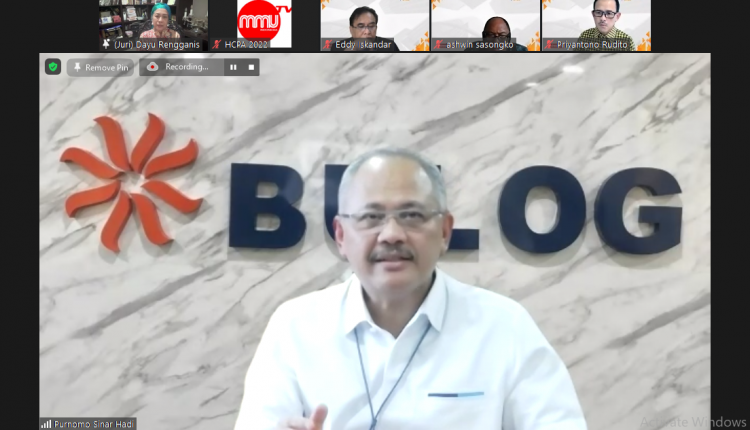 Direktur Human Capital Perum BULOG , Purnomo Sinar Hadi dalam penjurian Human Capital & Performance Award 2022.