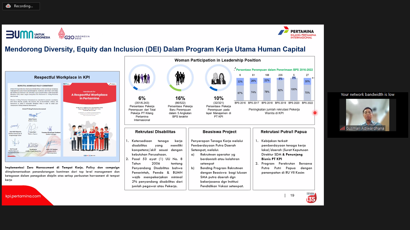 Program Human Capital PT Kilang Pertamina Internasional
