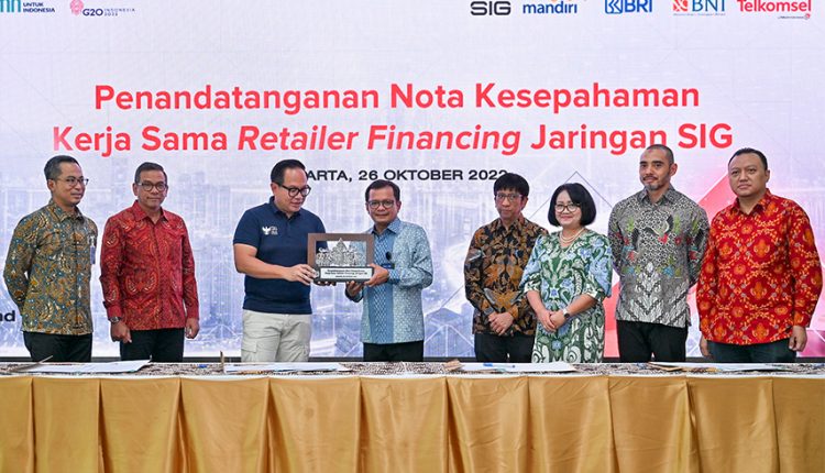 SIG Kerja Sama dgn Bank Mandiri, BRI, BNI, Telkomsel Dan LinkAja (Dok : BUMN)
