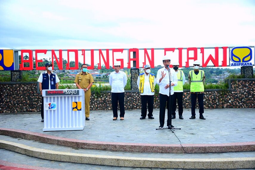 Bendungan Kering Pertama di Indonesia, Diresmikan Presiden (Dok ; BUMN)
