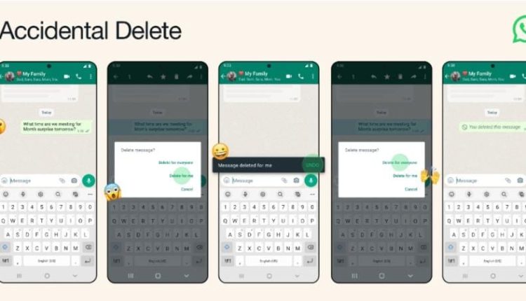 WhatsApp Mungkinkan Pengguna Batalkan 'Hapus untuk Saya'