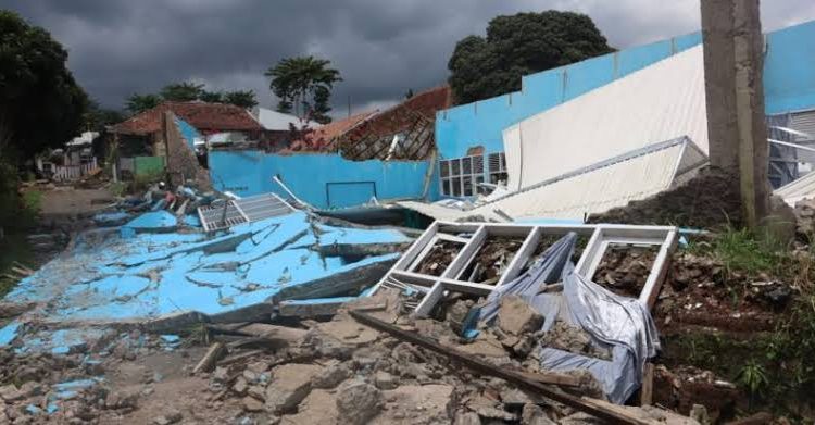 Gempa Cianjur. (dok. BNPB)