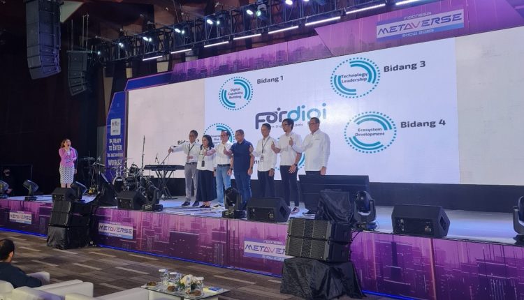 5 Bidang Fordigi dan Program Fordigi Goes To Campus Diperkenalkan Di Acara Indonesia Metaverse Show 2023 (Dok : Acara)