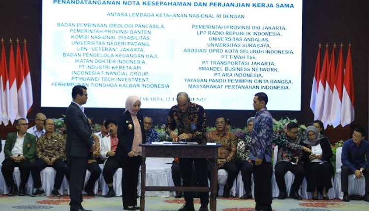 PT Timah Tbk Tandatangani MoU dengan Lemhannas RI (Dok : BUMN)