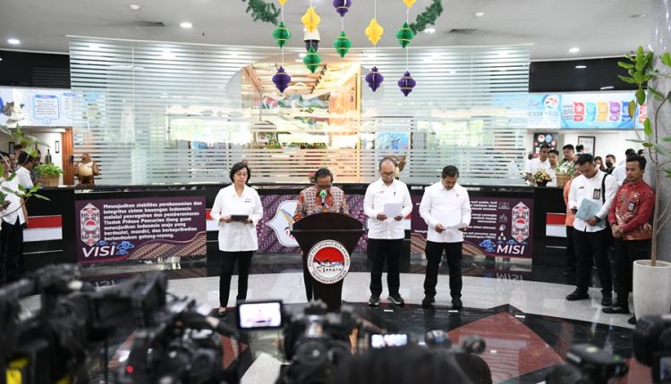 Lakukan Konpers Bersama, Komite Pencegahan dan Pemberantasan TPPU Tegaskan Tidak Ada Perbedaan Data