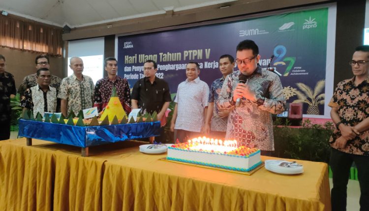 Kinerja Finansial Kembali Pecahkan Rekor Tertinggi Jadi Kado Indah HUT PTPN V ke-27