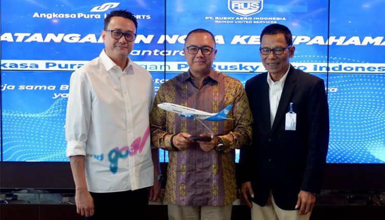 Angkasa Pura I Tandatangani MoU dengan Rusky Aero Indonesia