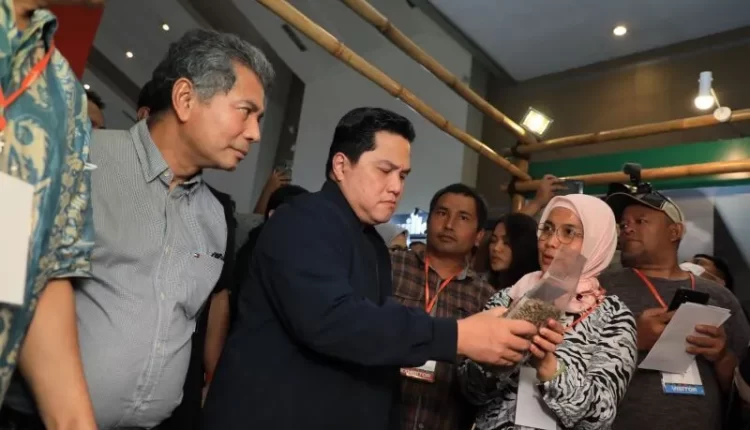 Menteri BUMN Dukung Program Makmur Pupuk Indonesia, Dukung Kemajuan Petani Kopi Nasional ( ANTARA/HO - Pupuk Indonesia)