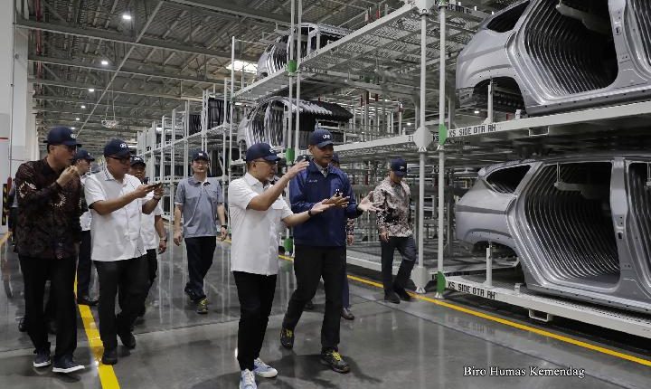 Kunjungi Hyundai, Mendag Optimis Indonesia Bisa Jadi Eksportir Mobil Listrik (Dok : Humas Kemendag)