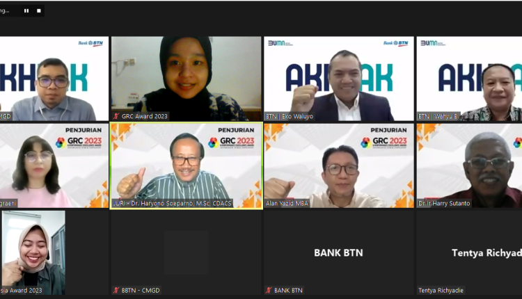 Lewat Penerapan GRC,BTN Percaya Diri Jadi Best Mortgage Di Asia Tenggara (Penjurian GRC Award 2023 yang digelar oleh Businessnews Indonesia, Kamis (20/7/2023))