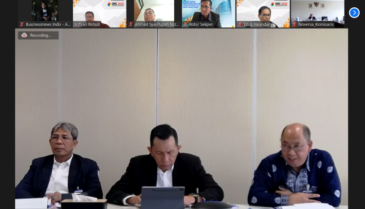 Bank Sumsel Babel dalam penjurian GRC Award 2023.