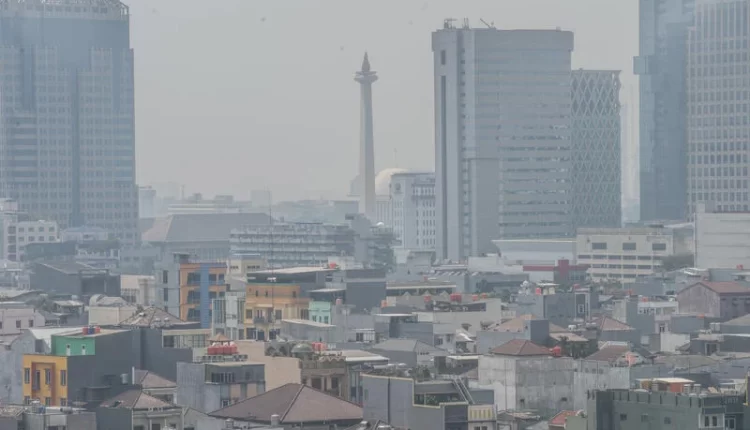 Potret kondisi buruk udara Jakarta (Greenpeace).