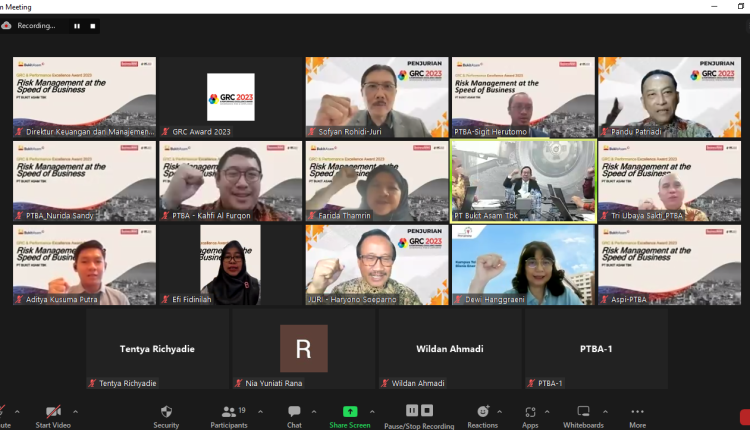 Bukit Asam Wujudkan Visi Perusahaan dengan Penerapan GRC Terintegrasi (Penjurian GRC Award 2023 PT Bukit Asam Tbk.)