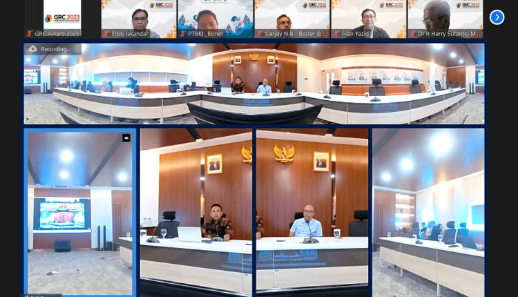 PT BKI dalam penjurian GRC Award 2023.