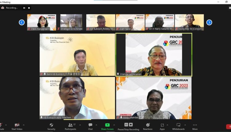 Proses penjurian GRC Award 2023 PT KB Bukopin Tbk Selasa,29 Agustus 2023.