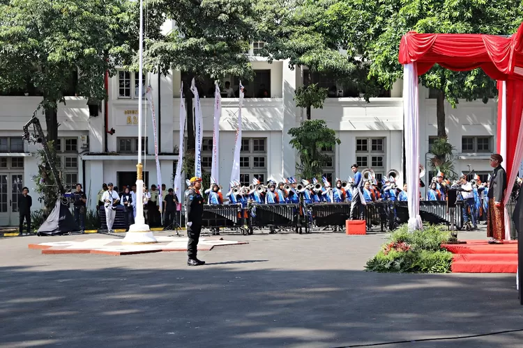 Upacara HUT KAI di Bandung (Dok : KAI)