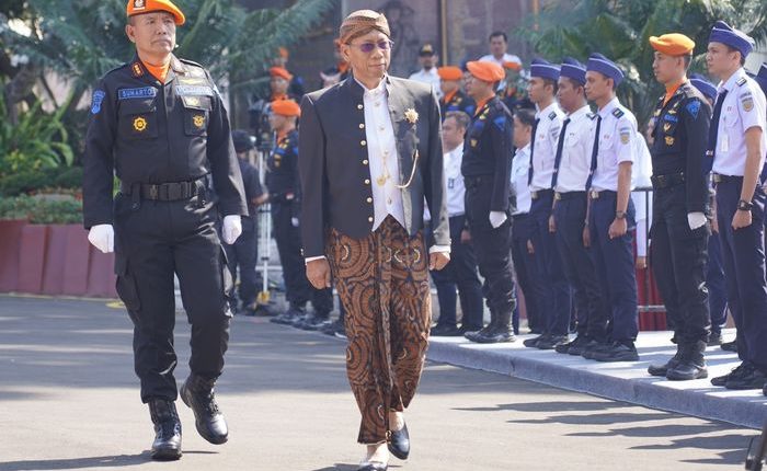 Direktur Utama KAI, Didiek Hartantyo,,pada upacara HUT KAI di Bandung (Dok : KAI)