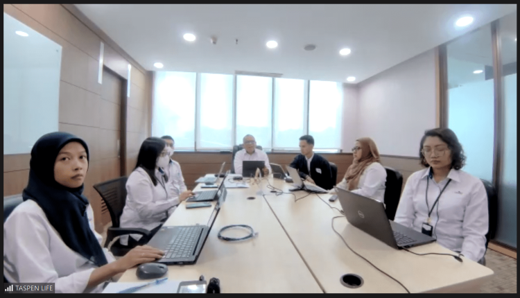 Taspen Life dalam penjurian Human Capital & Performance Award 2023 yang dilaksanakan secara online, Senin (23/10/2023).