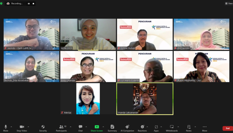 PT Asuransi Jasindo Perkuat Human Capital sebagai Pilar Utama Pertumbuhan dan Keberlanjutan Bisnis (Foto : Penjurian HCPA 2023)
