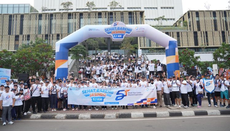 Asuransi Jasindo Gelar Kegiatan "Sehat Bareng Jasindo" di HUT Ke-51