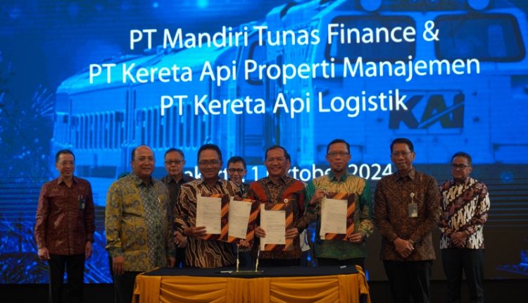 Sinergi BUMN, KAI Group dan Mandiri Group Tandatangani Kerja Sama Strategis