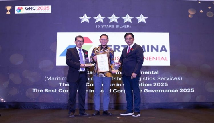 PT Pertamina Trans Kontinental Raih Penghargaan GRC & Leadership Award 2025